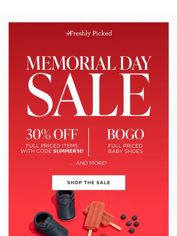 Memorial Day Sale Starts Now! 🚨