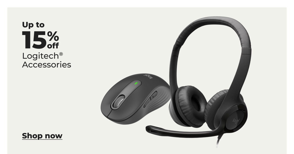 Up to 15% off Logitech® Accessories - Shop now