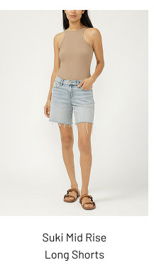Suki Mid Rise Long Shorts