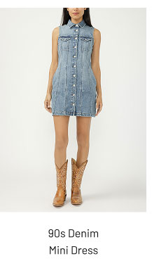 90s Denim Mini Dress