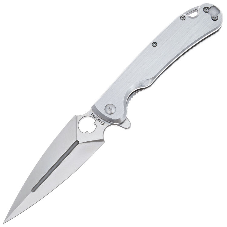 Image of DAGGERR ARROW FOLDING KNIFE 3.9" D2 SATIN BLADE BLACK G10 HANDLE EDC