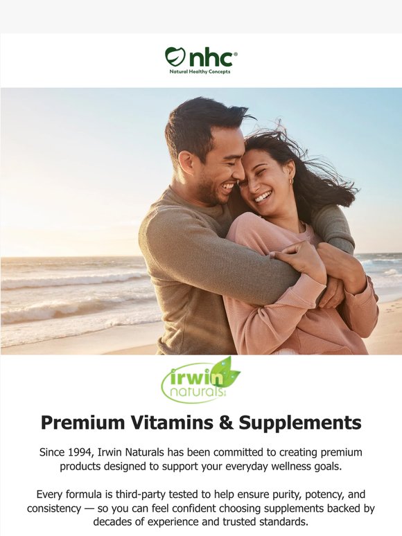 Irwin Naturals: Premium Wellness Since 1994 ✨