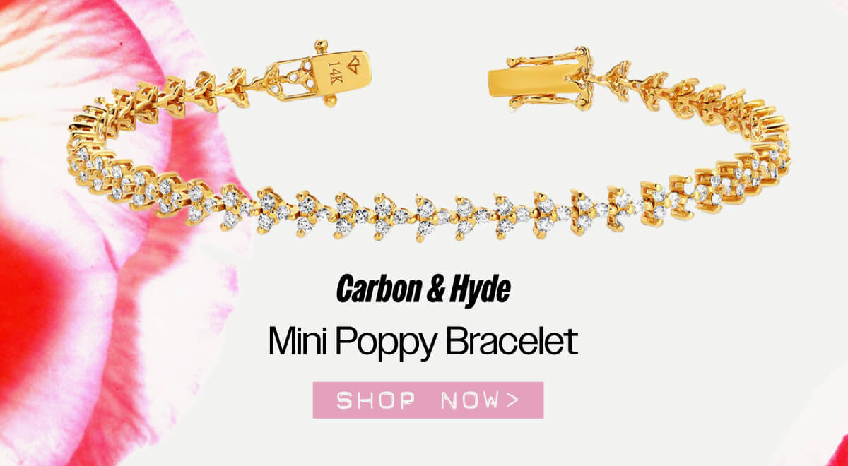 Carbon & Hyde Mini Poppy Bracelet