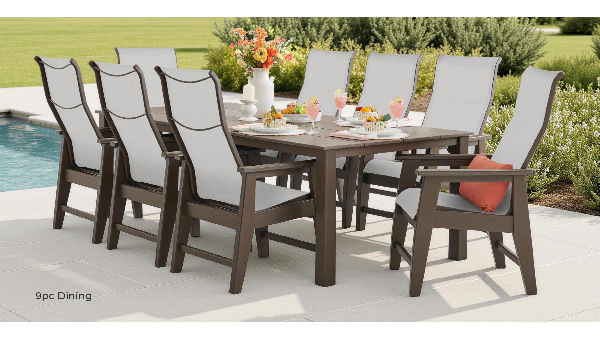 Savannah 9pc dining set 