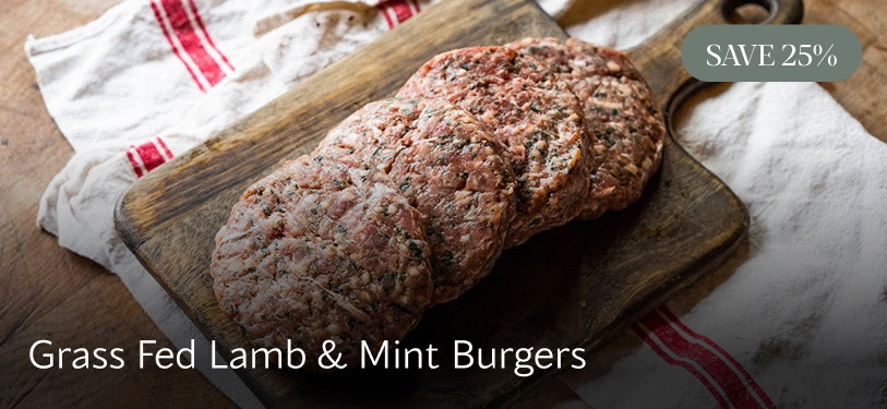 Grass Fed Lamb & Mint Burgers 