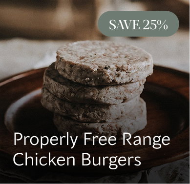 Properly Free Range Chicken Burgers
