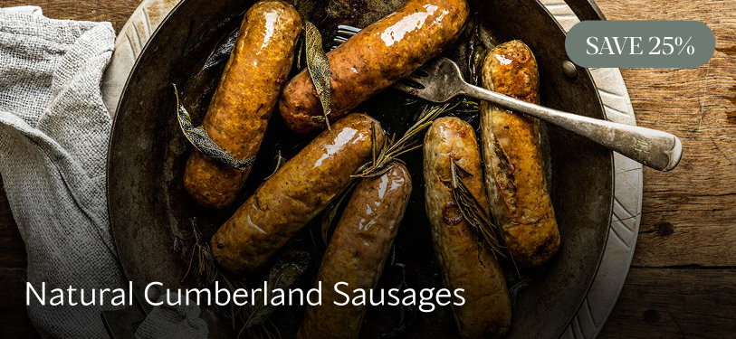 Natural Cumberland Sausages 