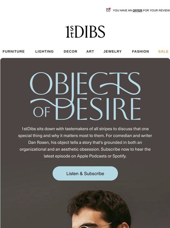 Listen Now: Episode 4 of the 1stDibs Podcast