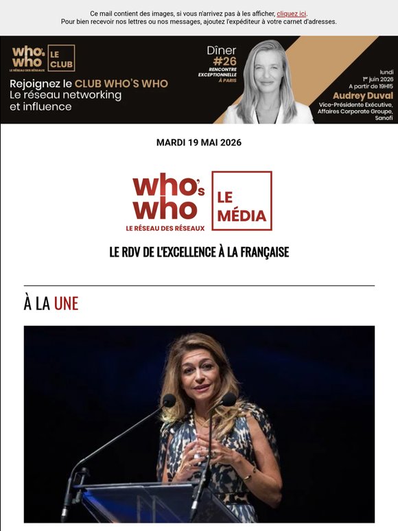 Aujourd'hui dans WHO'S WHO : Kim Younes, Cannes 2026, Frédéric Martel, Clélia Renucci ...