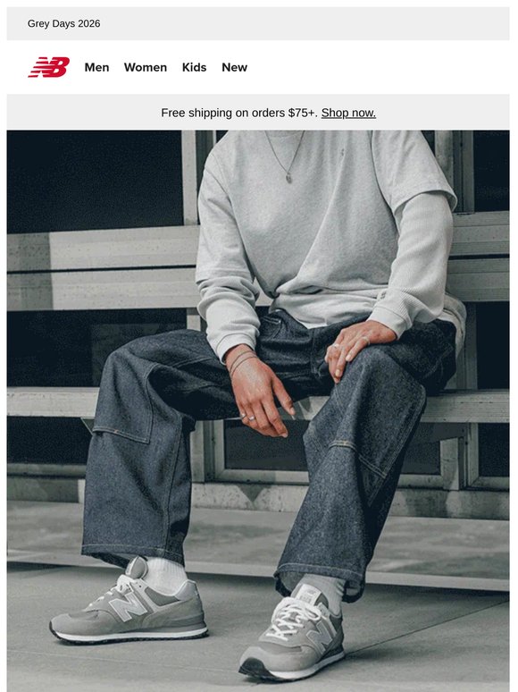 Celebrating New Balance's defining color.