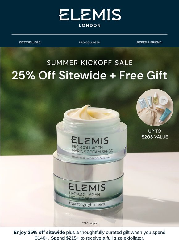 Long Weekend, Glowing Skin: 25% Off + Gift