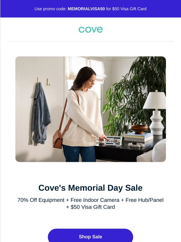 Don't Miss Out on Our Memorial Day Sale! - Visa Gift Card for you