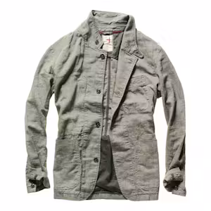 Tropical Trap Linen Blazer