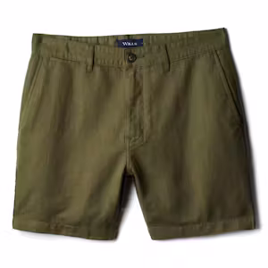 Cotton Linen Chino Short - 7