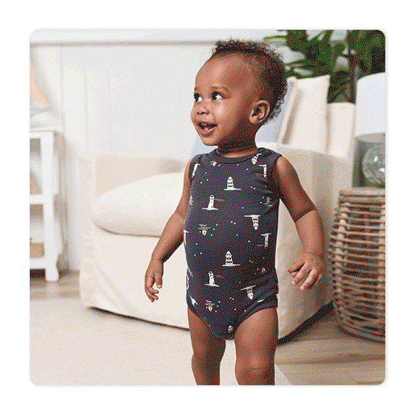 Baby Boy & Baby Girl Sleeveless Onesies® Bodysuits