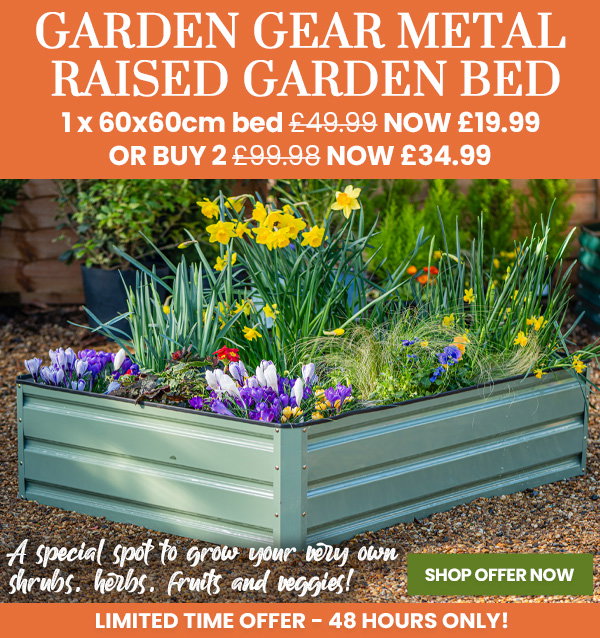 Garden Gear Metal Raised Garden Bed