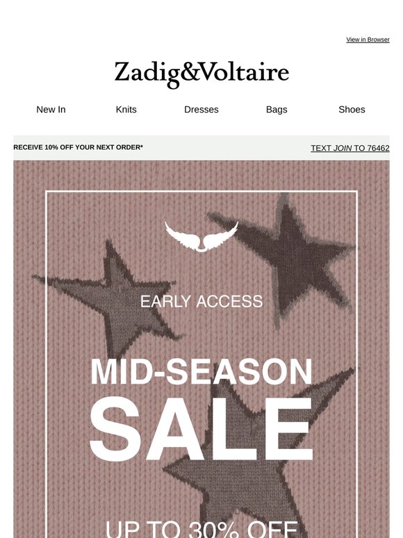 EARLY ACCESS: Mid-Season Sale