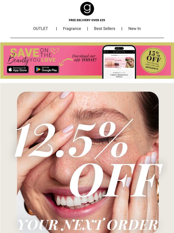 12.5% Off Your Order - Runs Out At Midnight ⏰