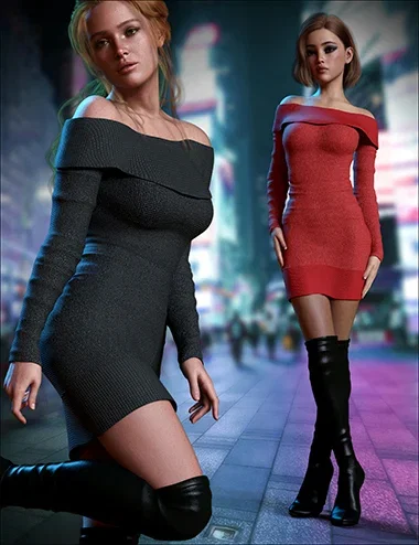 Winter Fashion Outfit Set for Genesis 9