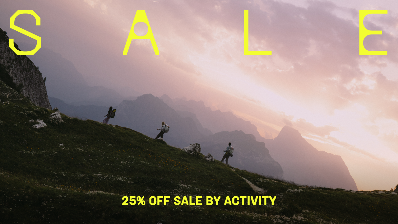 SALE 25% OFF SALE BY ACTIVITY