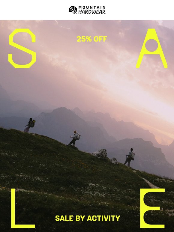 See what's on sale: trail, camp & climb.