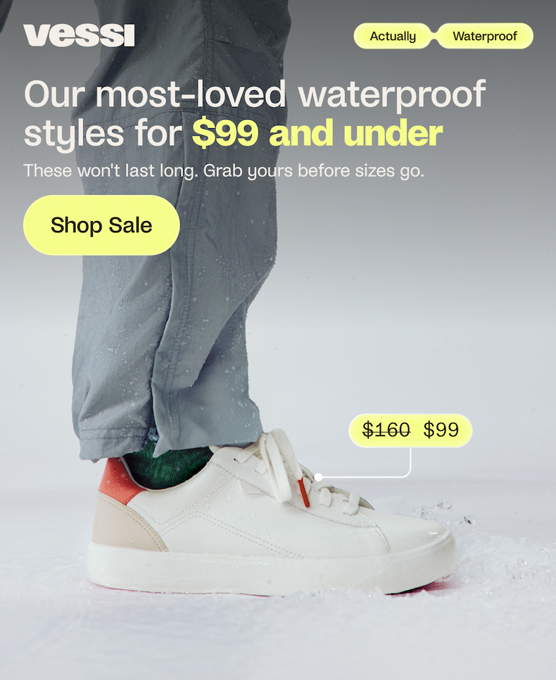 Our most-loved waterproof styles for $99 and under