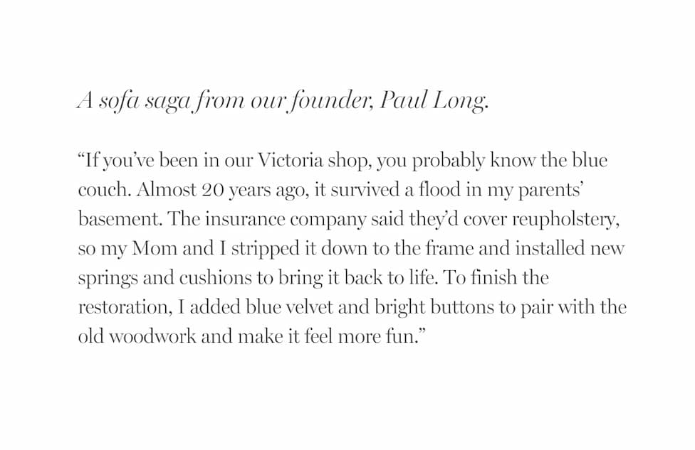 A soft sage from our founder Paul Long