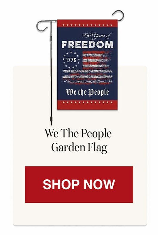 We The People Garden Flag [Click here to Shop Now]