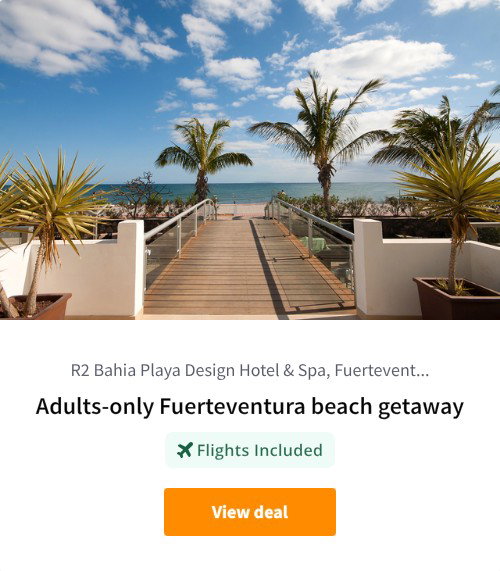 Adults-only Fuerteventura beach getaway