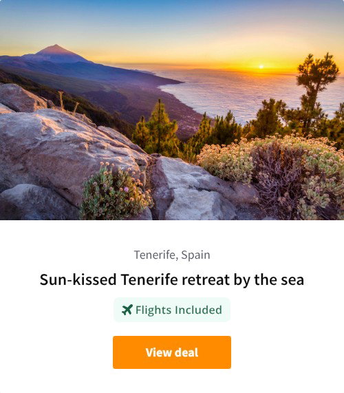 Sun-kissed Tenerife retreat by the sea
