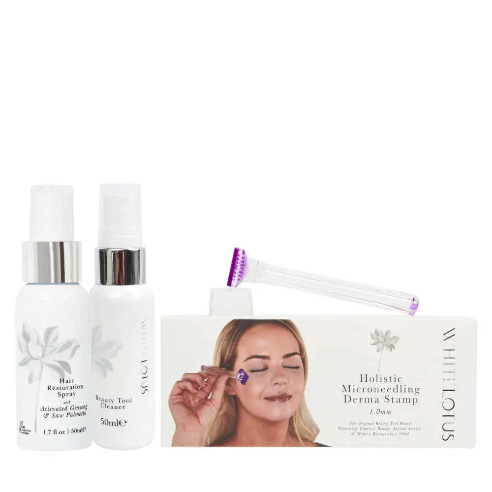 Image of White Lotus Hair Loss Microneedling Kit - Tegen haaruitval