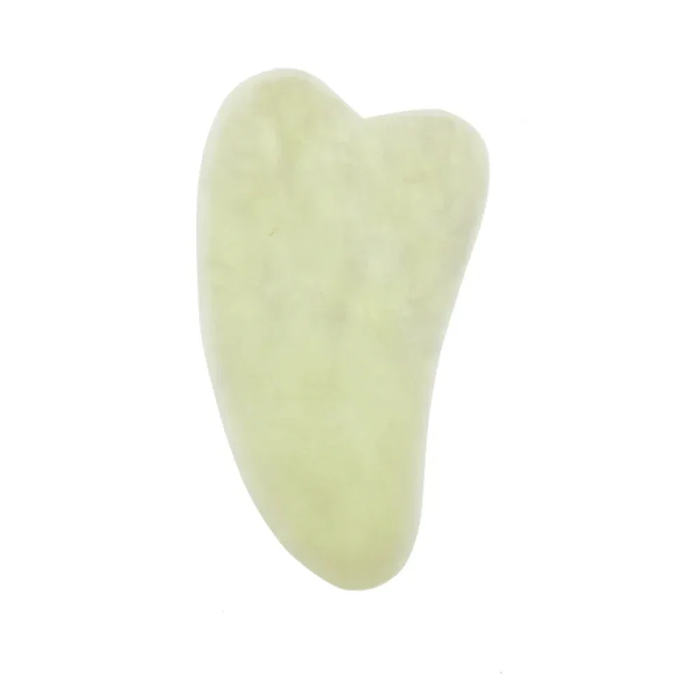 Image of White Lotus Genuine Jade Gua Sha