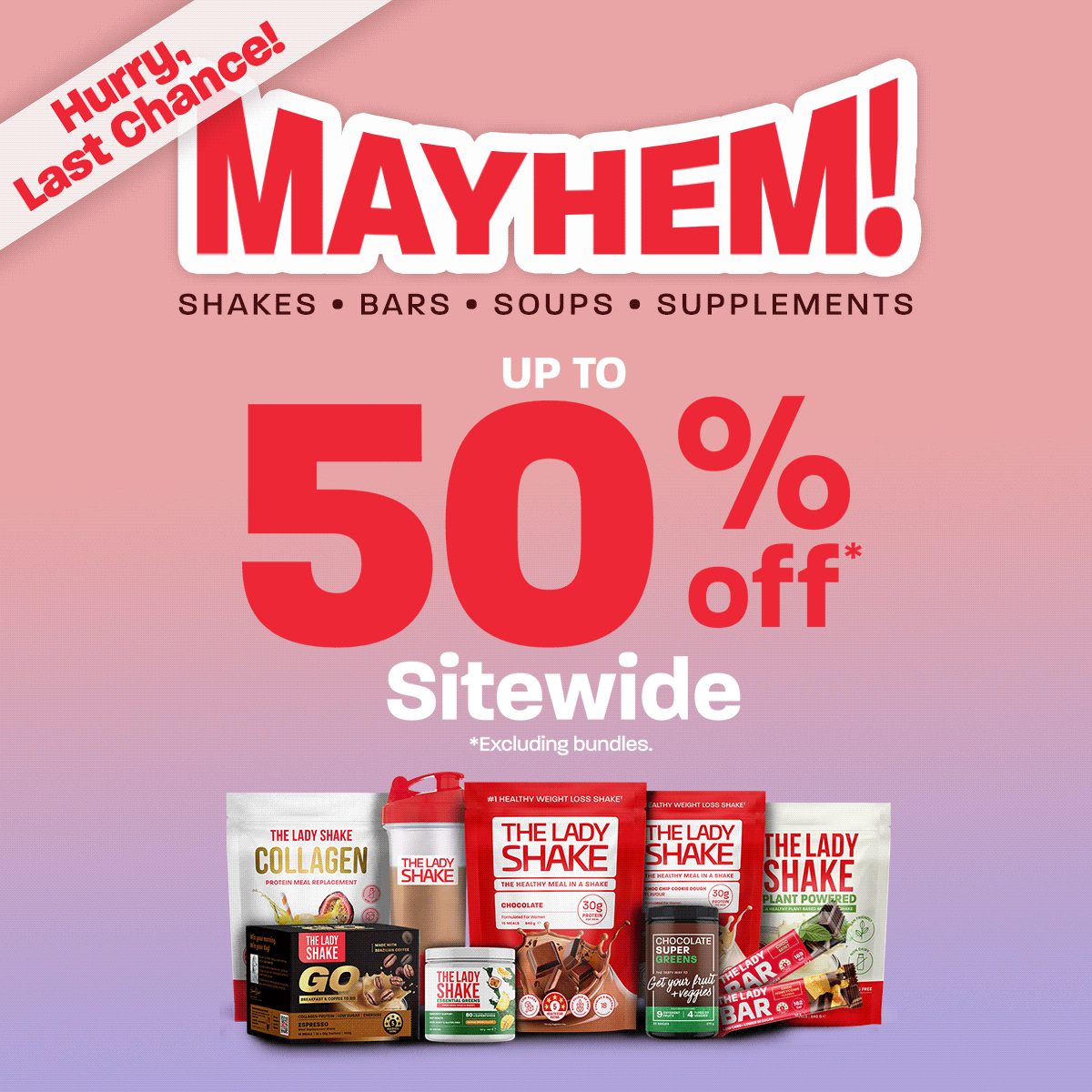 Mayhem Sale
