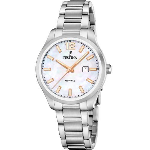 Montre Femme Festina Acero Clasico - F20737-6 Bracelet Acier Argent
