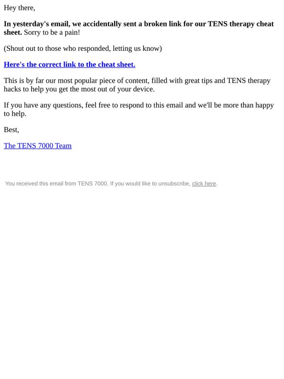 RE: How to Get the Most of Your TENS Unit (Fixed Link)