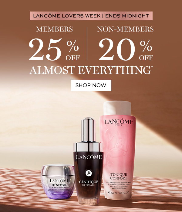LANCOME LOVERS | ENDS MIDNIGHT