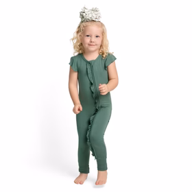 Forest Ruffle Romper