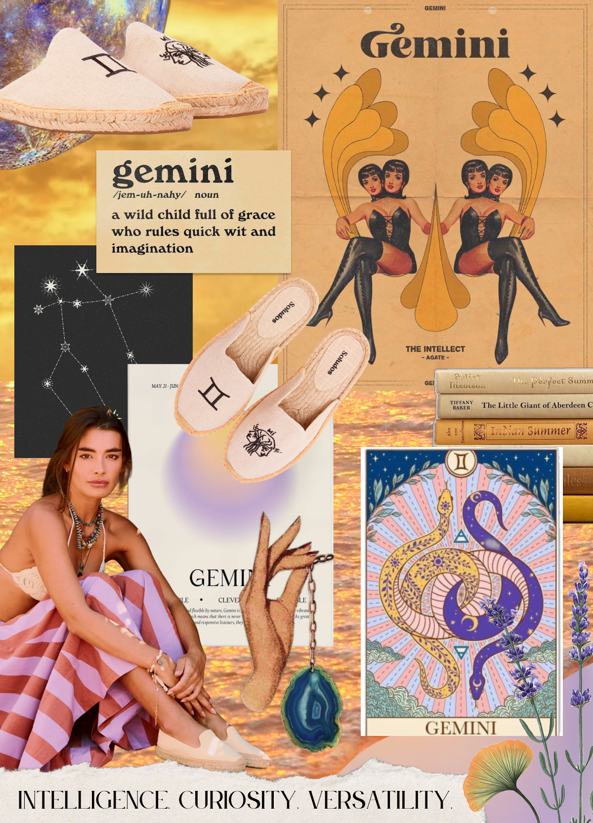 Intelligence, Curiosity, Versatility.