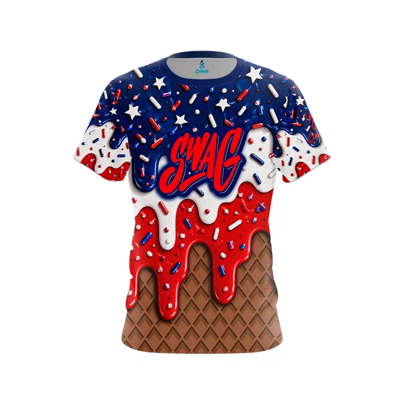 Image of Star Spangled Cone CoolWick Bowling Jersey (Copy) - SWAG