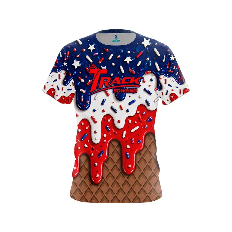 Image of Star Spangled Cone CoolWick Bowling Jersey (Copy) - Track
