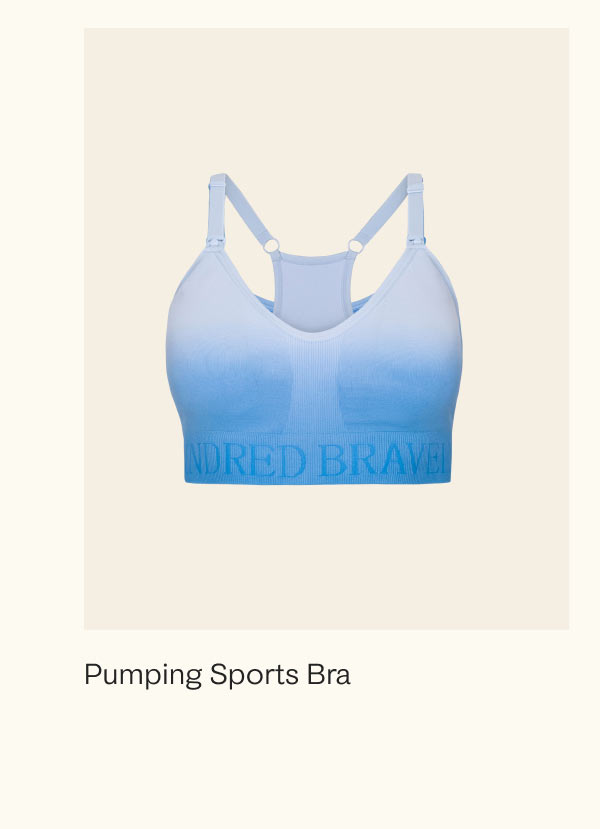 Pumping Sports Bra in Harbor Blue