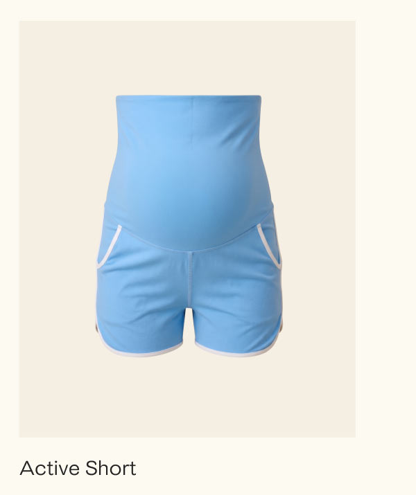 Active short in Harbor Blue