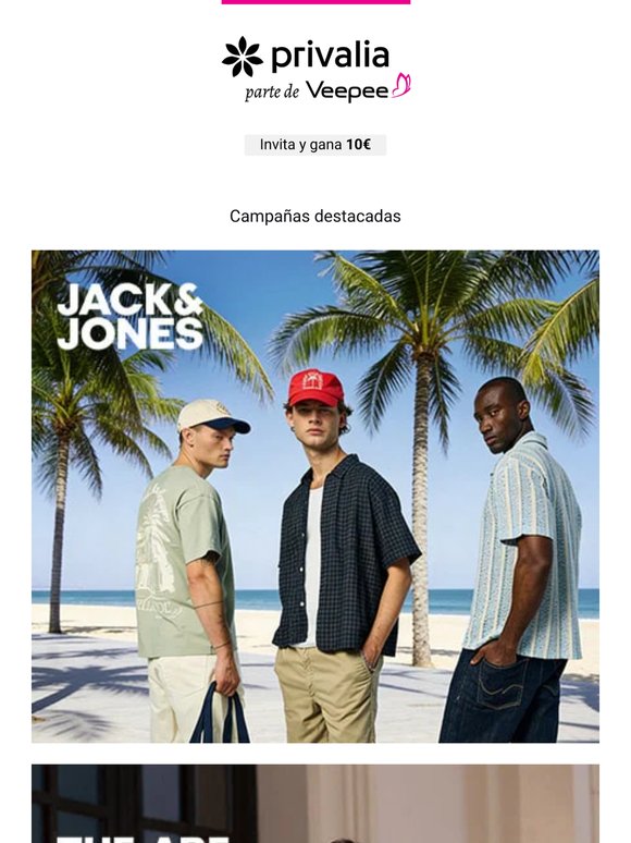 Jack & Jones, THE-ARE, Avène, Silbon, Disney y más y más hoy en Privalia