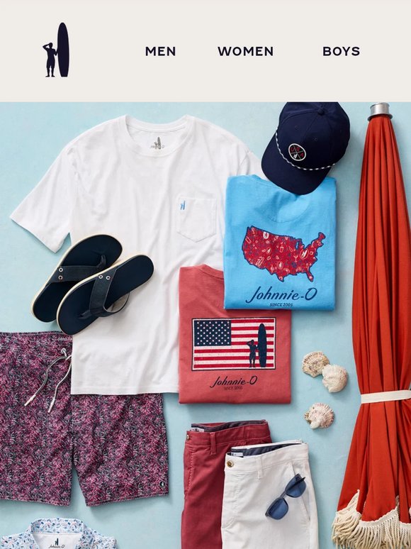 Shop Our Red, White & Blue Collection