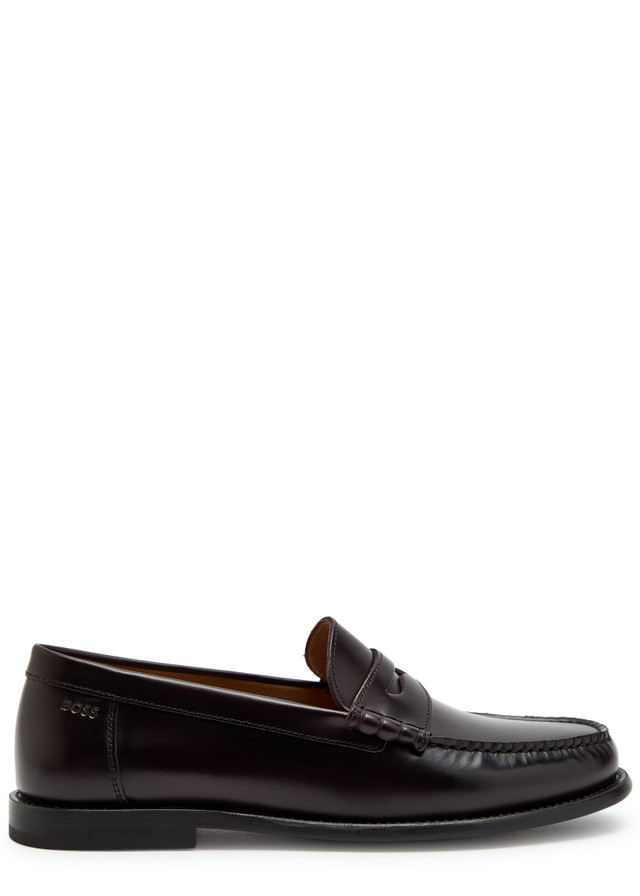 BOSS Tevan leather loafers