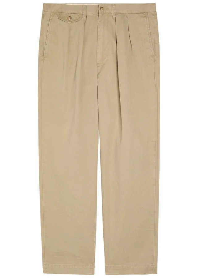 POLO RALPH LAUREN Tapered-leg twill trousers