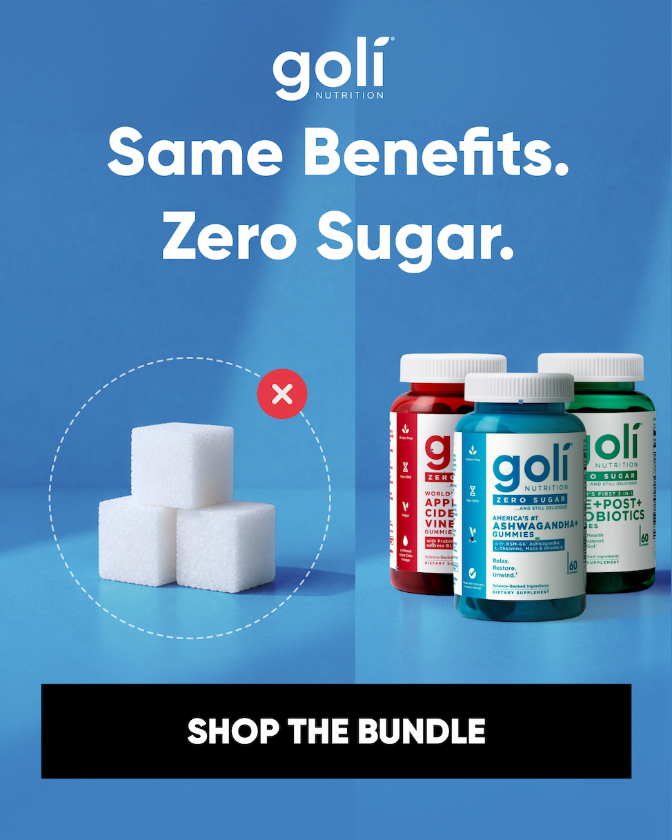 Same benefits. Zero sugar. SHOP THE BUNDLE