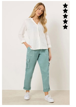 blue trousers