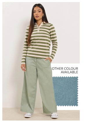 green trousers