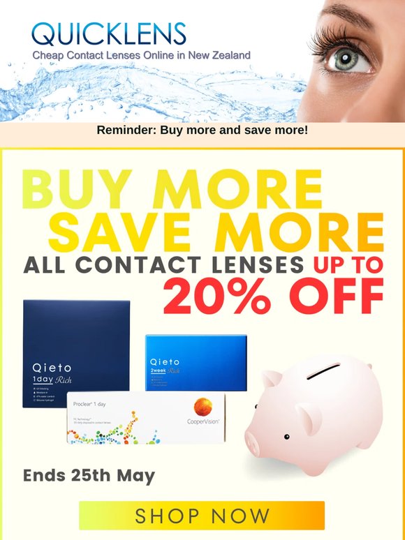 REMINDER! UP TO 20% OFF WHEN YOU BUY MORE & SAVE MORE! 🔥